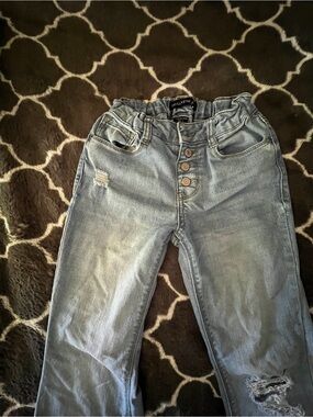 Vanilla Star Light Blue Distressed Kids Jeans